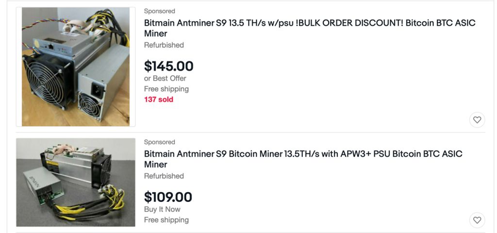 Antminer S9 ยังไม่ตาย : ราคา Bitcoin ที่สูงขึ้น ทำให้เครื่องขุดรุ่นเก่ากลับมามีกำไรอีกครั้ง  - Bitcoin Addict
